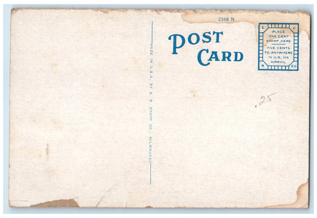 c1920's Gallatin Gateway Inn The Lounge Yellowstone National Park MT Postcard