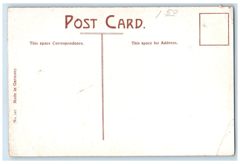 c1950's Edward Little High School Monument Campus Building Auburn ME Postcard