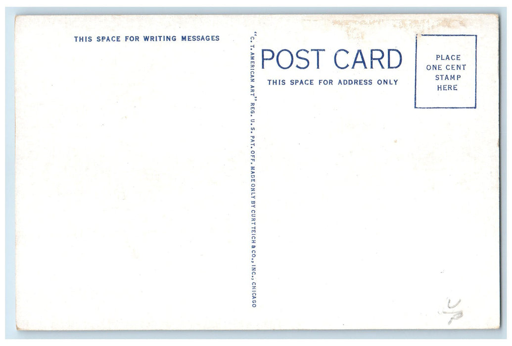 c1940's Concho Indian School Campus Building Ground El Reno Oklahoma OK Postcard