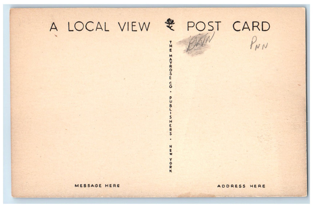 c1950's St. Lukes PE Parish House Roadside Seaford Delaware DE Unposted Postcard
