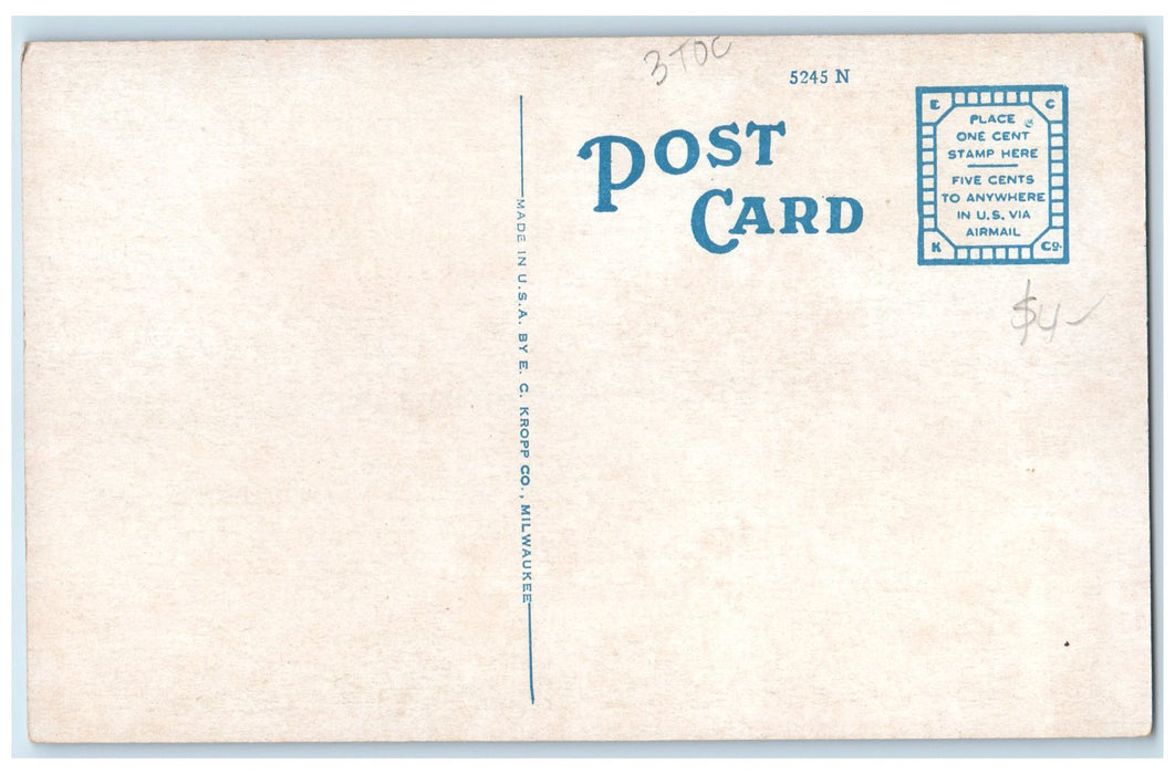 c1920s Barnes Shoe Company Exterior Centralia Illinois IL Unposted Tank Postcard