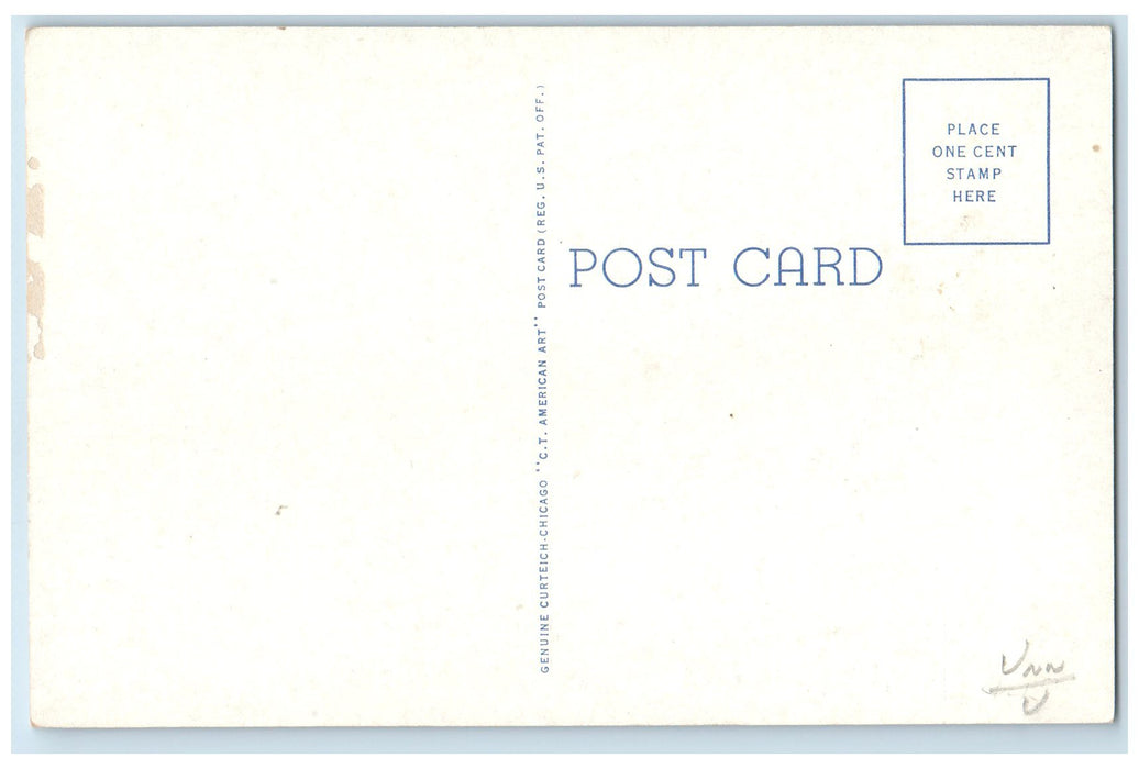 c1920 Campus View Library Chemistry Building A&M College Stillwater OK Postcard