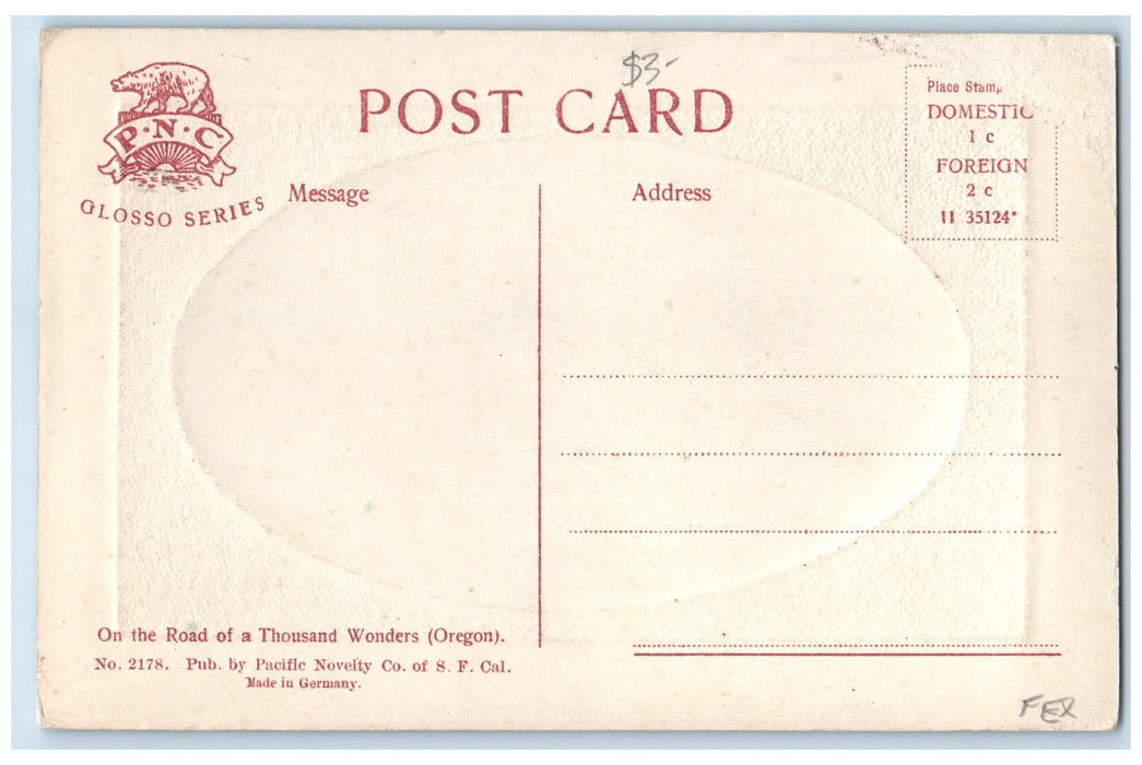 c1910 OAC Poultry Farm Agricultural College Chicken Corvallis Oregon OR Postcard