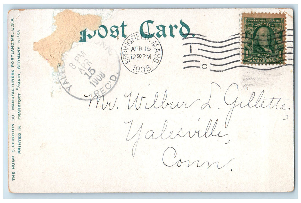 c1920 Whiteface Inn Restaurant Building Adirondack Mountain New York NY Postcard
