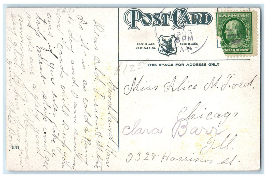 1909 A Sod House Kansas Near Goodland Kansas KS Unposted An Old Pioneer Postcard