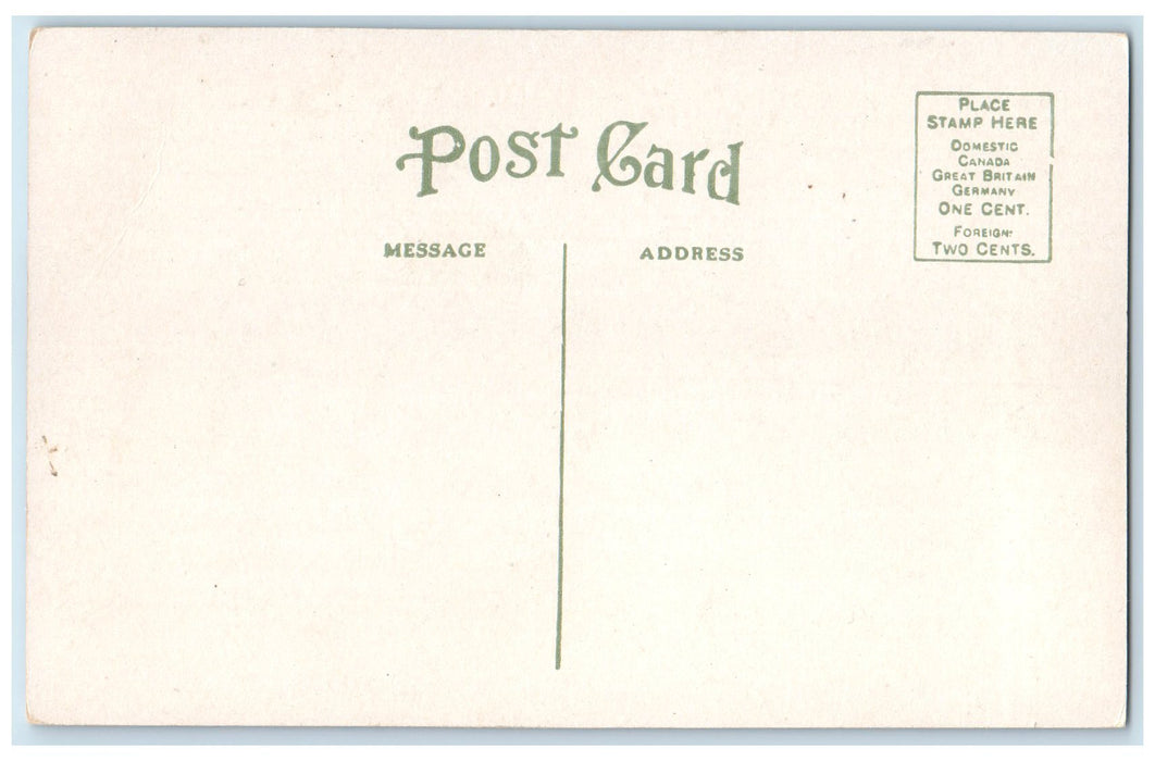 c1910's First National Bank And Spot Cash Stores Manhattan Kansas KS Postcard