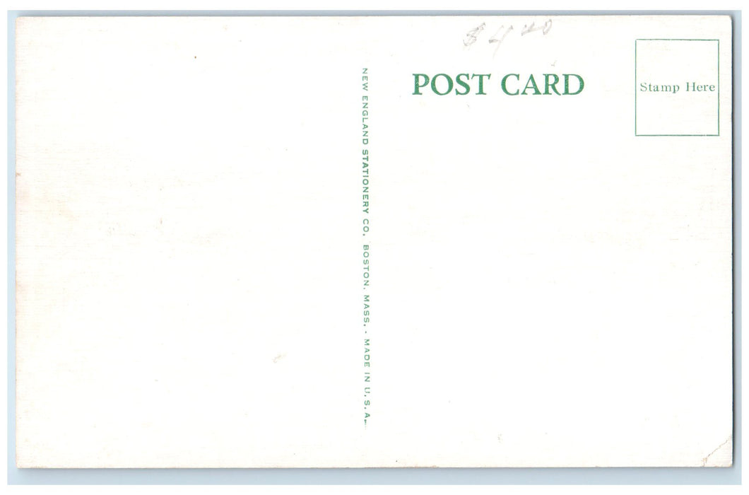 c1940's The Inn Exterior Roadside Osborne Kansas KS Unposted Green Tint Postcard