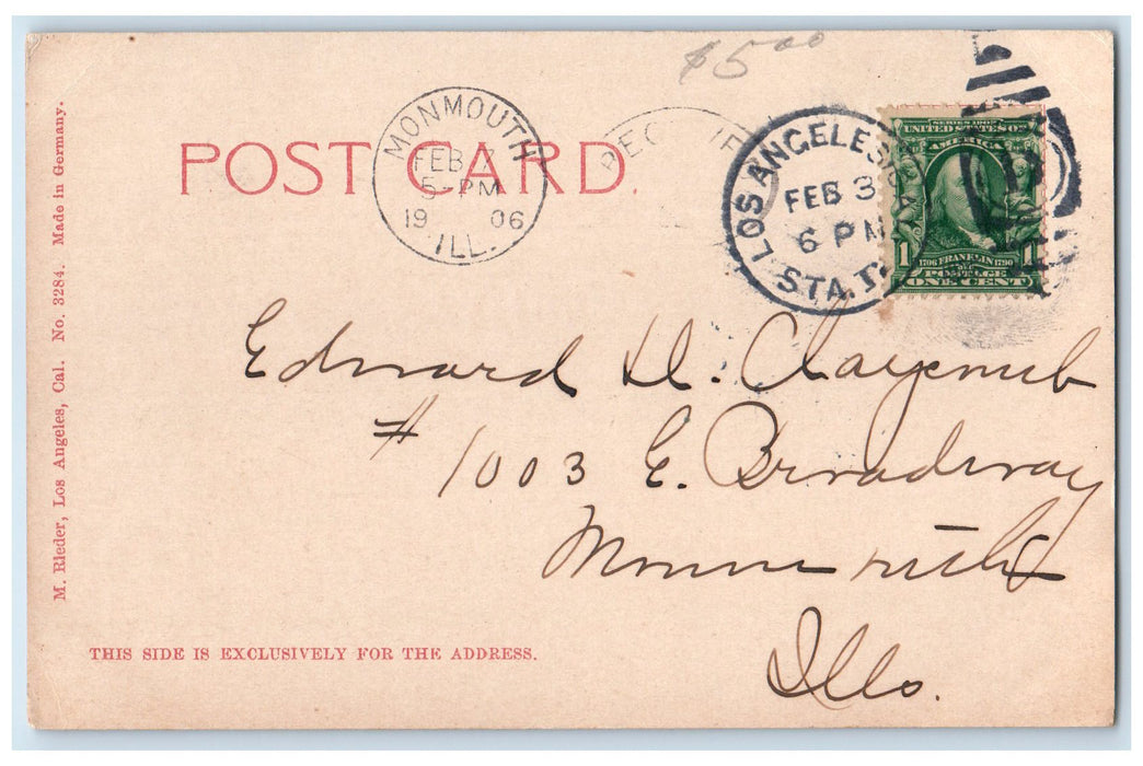 1906 US Troopers On Fallen Military Riding Horse Sequoia California CA Postcard