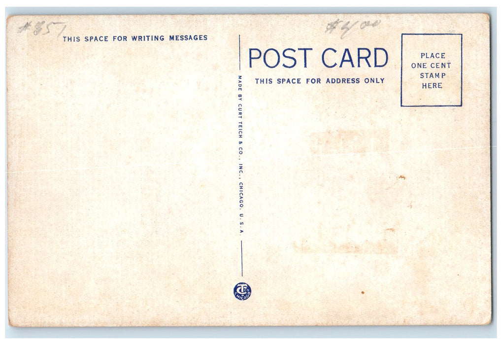 c1940s Carnall Hall & Girl's Dormitory University Of AR Fayetteville AR Postcard