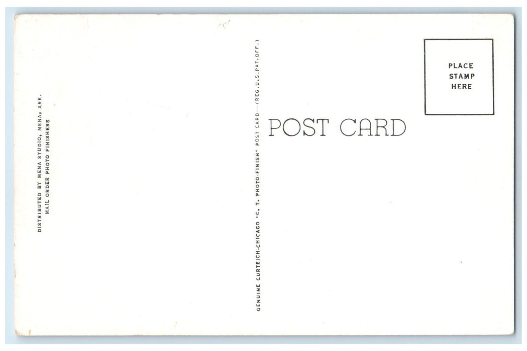 c1960s Old Hotel Wilhelmina On Mt. Mena Exterior Scene Mena Arkansas AR Postcard