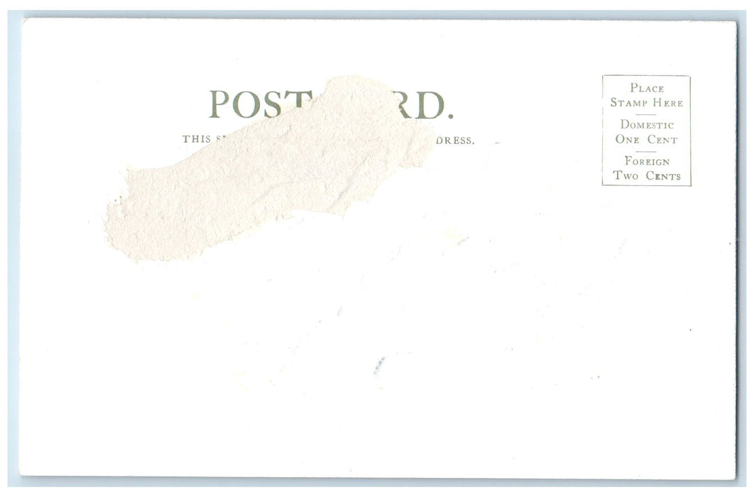 c1905s Battleship Iowa From Bright Hotel Angel Grand Canyon AZ Embossed Postcard