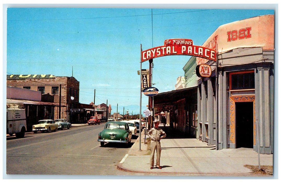 c1960's Tombstone Arizona And Crystal Palace Saloon Cochise County AZ Postcard