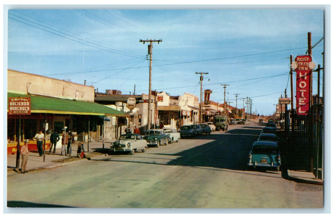 c1960s Allen Street Cars The Main Drag Of Tombstone Arizona AZ Unposted Postcard