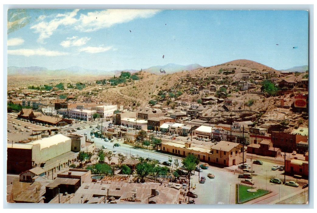 c1960's Nogales Arizona And The International Fence Sonora Arizona AZ Postcard