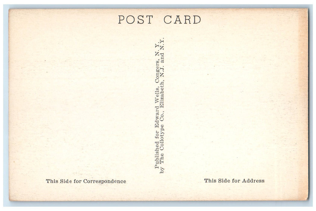 c1950 Middle House Canterbury School Campus New Milford Connecticut CT Postcard