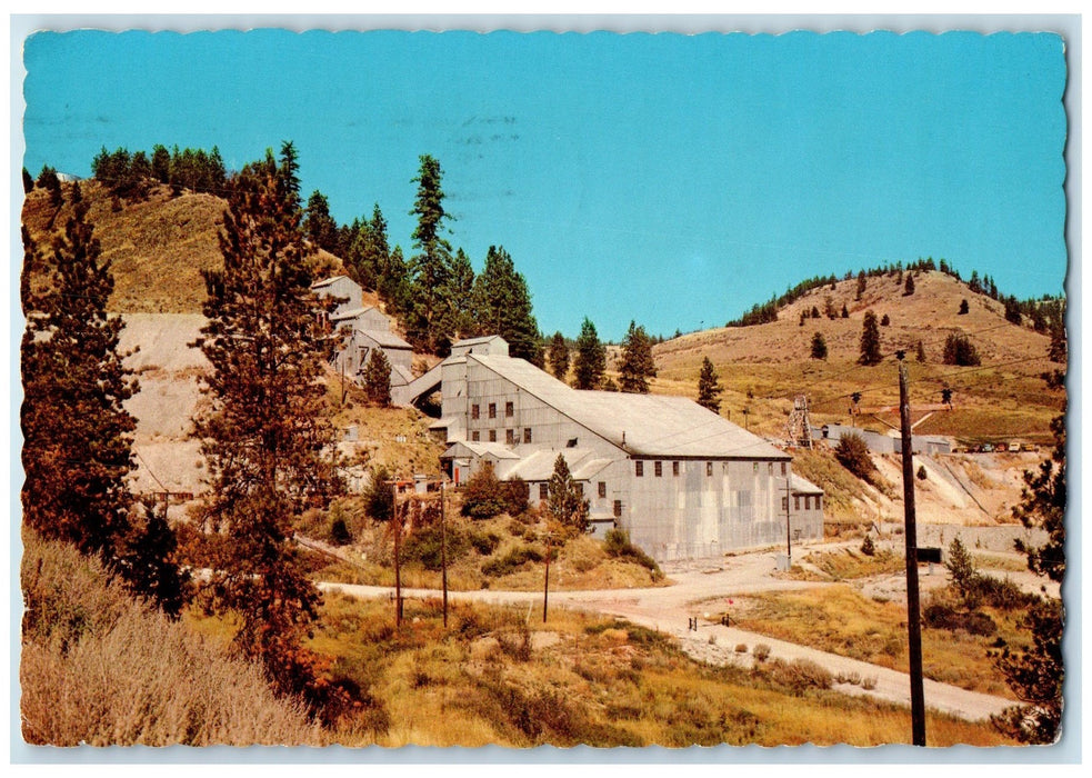 1975 Process Ore From Mine Knob Hill Mill Republic Washington WA Posted Postcard