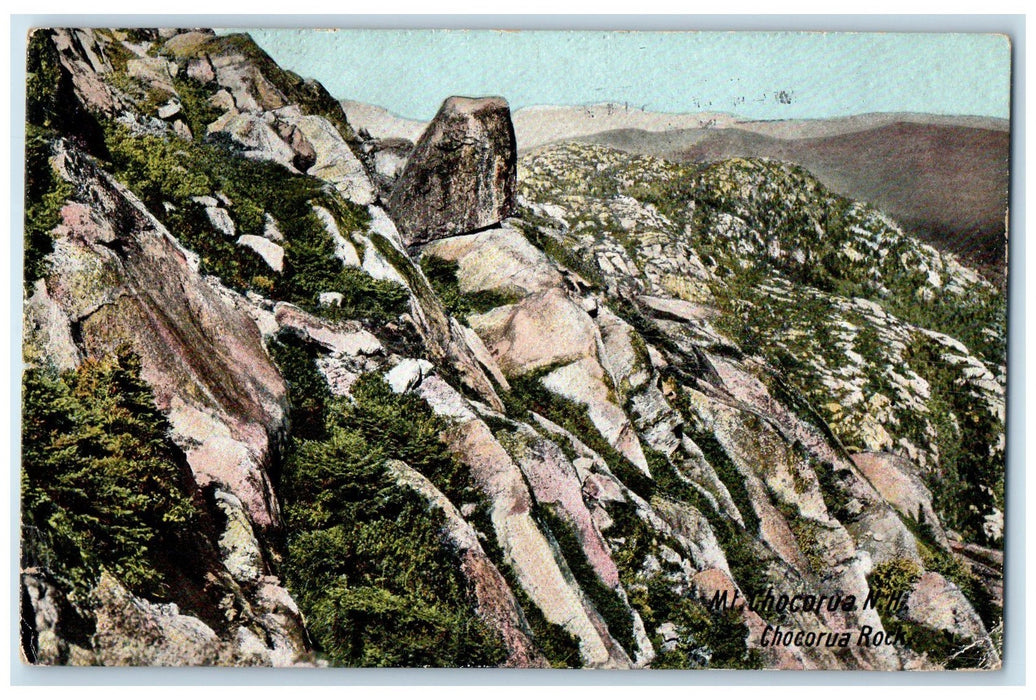 1906 Chocorua Rock Hills Formation Mt. Chocorua New Hampshire Posted Postcard