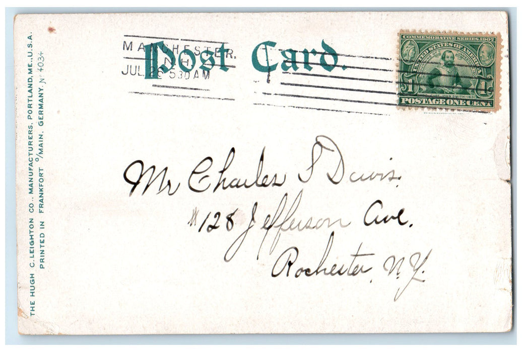 1906 Chocorua Rock Hills Formation Mt. Chocorua New Hampshire Posted Postcard