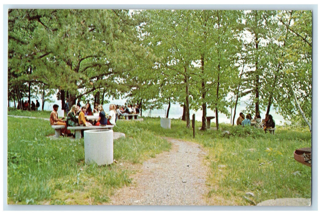 c1960s Yards Creek Pumped Storage Generating Picnic Area Blairstown NJ Postcard