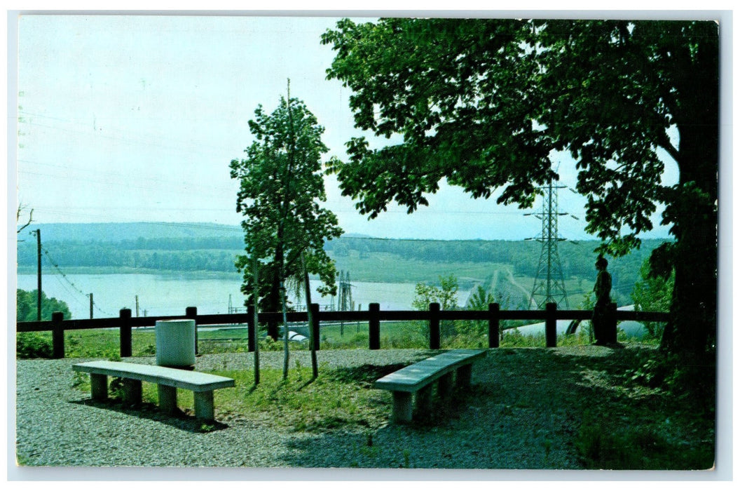 c1960s Yards Creek Pumped Storage Generating Station View Blairstown NJ Postcard