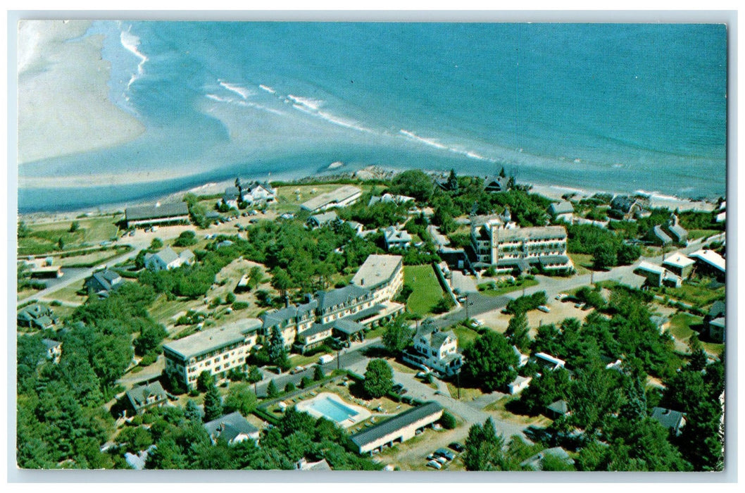 1979 Aerial View Of The Lookout Resort Ogunquit Maine ME Posted Waves Postcard