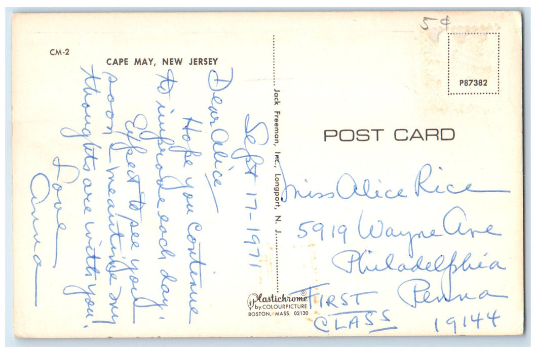 c1960's Searching For Cape May Diamonds Cape May New Jersey NJ Bathing Postcard