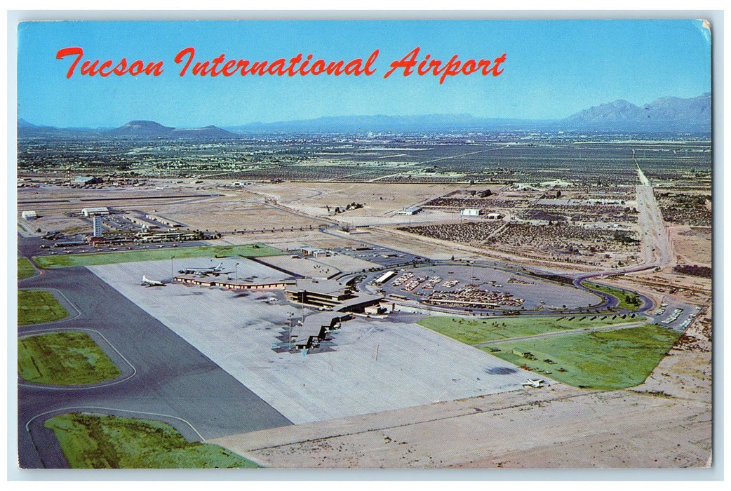 1970 Tucson International Airport Gateway Old Mexico Tucson Arizona AZ Postcard