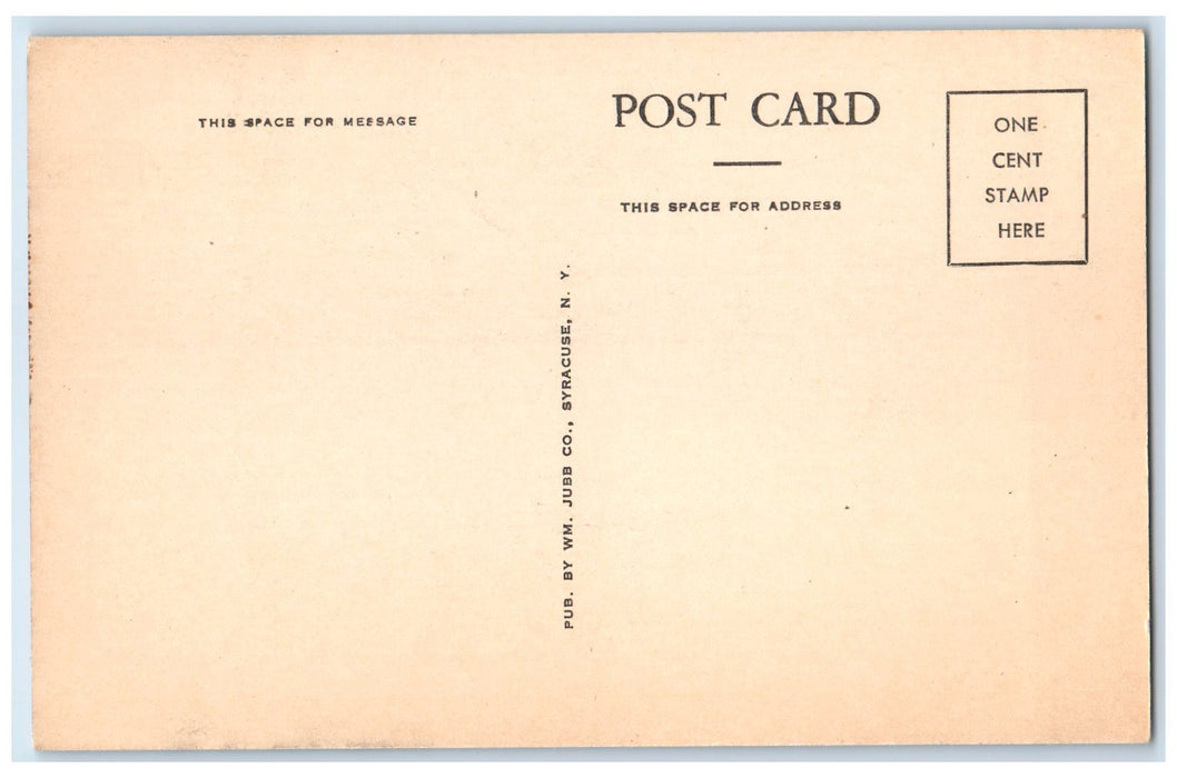 c1940's Hotel Syracuse Exterior Roadside Syracuse New York NY Unposted Postcard