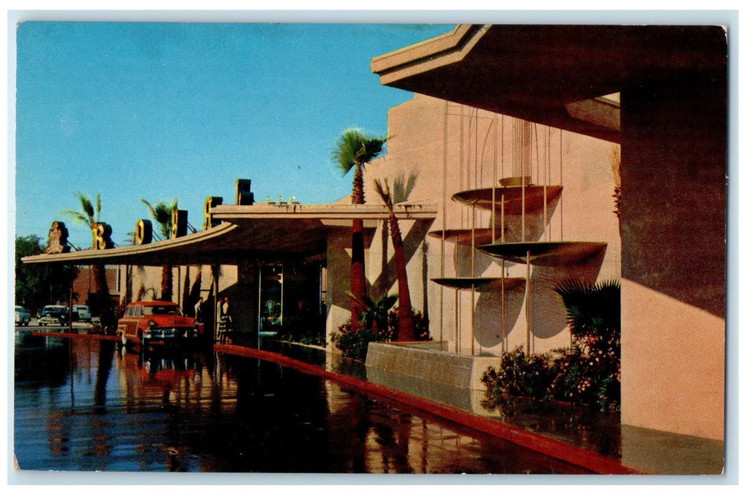 c1960's Royal Nevada Hotel Exterior Roadside Las Vegas Nevada NV Cars Postcard