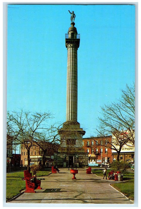 c1950's Trenton Battle Monument Trenton Mercer County New Jersey NJ Postcard