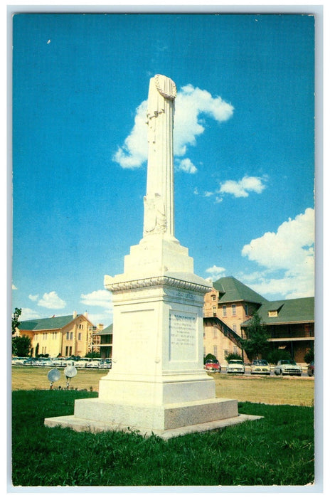 c1950's Grave Of Colonel WWS Bliss Fort Bliss Monument El Paso Texas TX Postcard