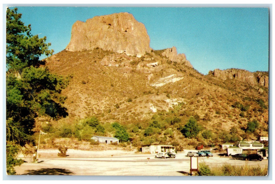 c1950's Retreat At Fort Bliss Memorial Flag Pole View El Paso Texas TX Postcard