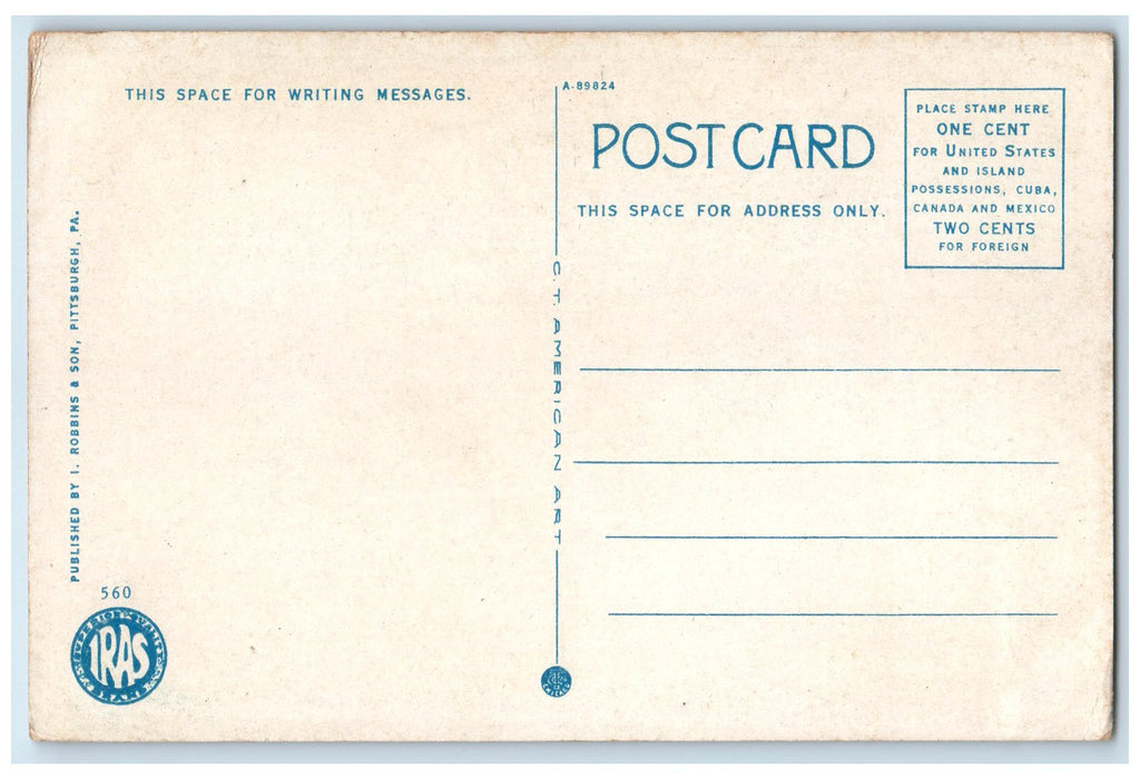 c1940's Fort Steuben Hotel Exterior Roadside Steubenville Ohio OH Cars Postcard