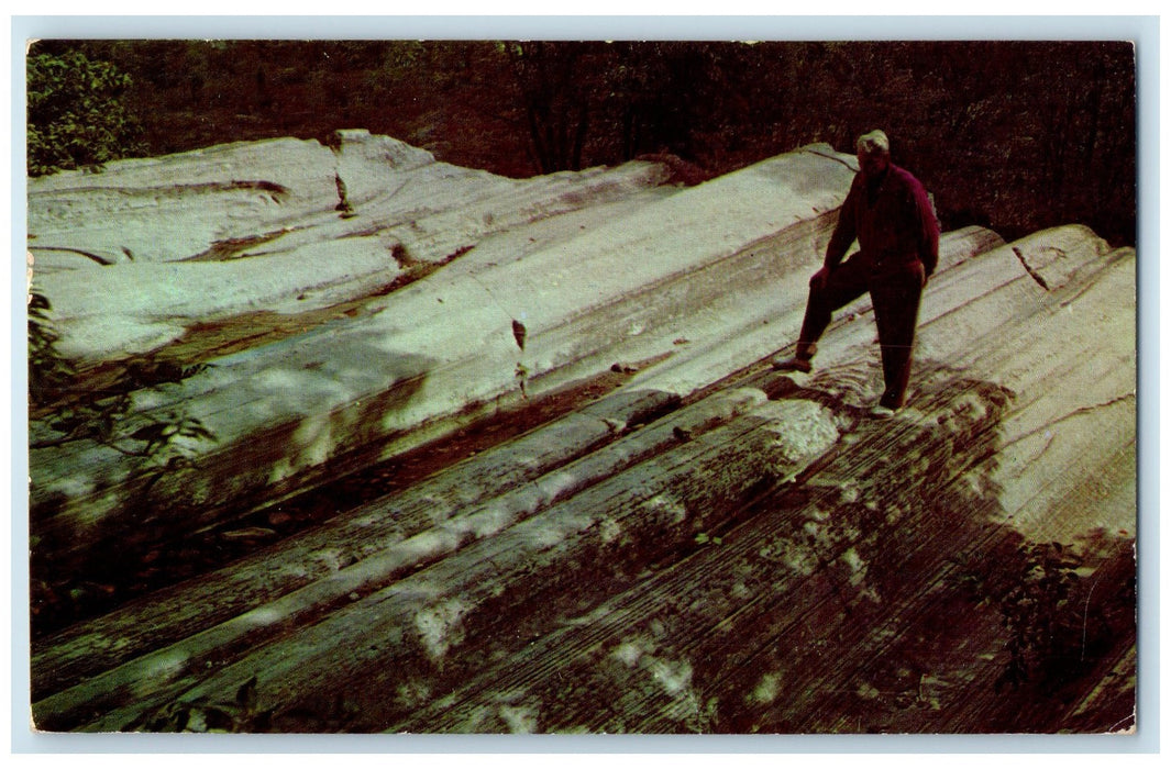 1976 Lake Erie Vacationland Glacial Grooves Kelley Island Lake Erie OH Postcard