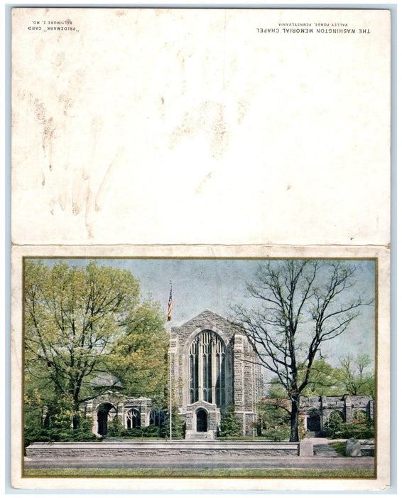 c1940s The Washington Memorial Chapel Exterior Valley Forge PA Unposted Postcard