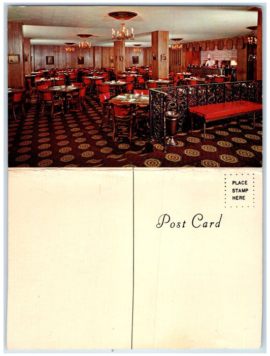 c1960's Mr. Richard Restaurant Interior Theater Dinner Menu New York NY Postcard