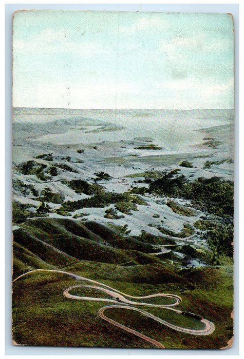1908 The Double Bow Knot On Mt. Tamalpais Railway San Francisco CA Postcard