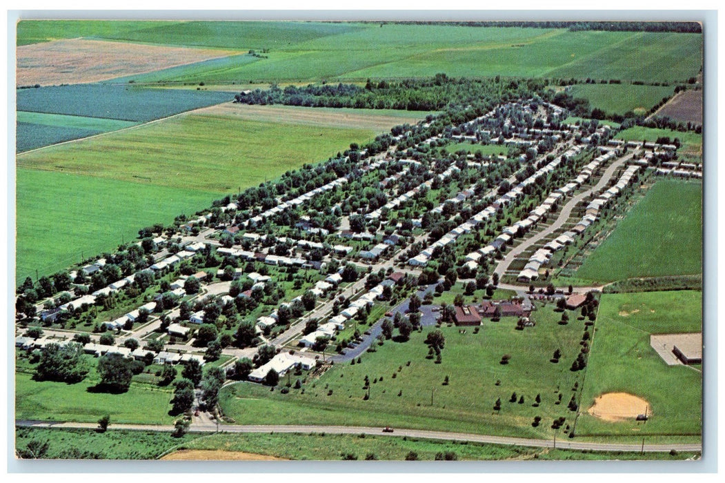 c1950's Bristol Village Retirement Community Waverly Ohio OH Unposted Postcard