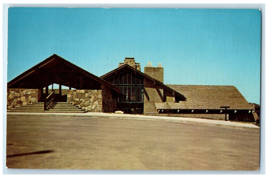 c1950 Salt Fork State Lodge Restaurant View Cambridge Ohio OH Unposted Postcard