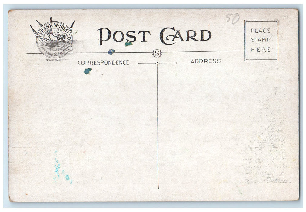 c1920's Baboosic Lake Amherst Forest Pathways New Hampshire Unposted Postcard