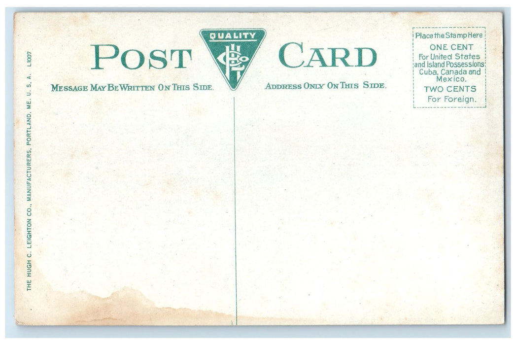 c1950's Wesleyan University South College Campus Building Middletown CT Postcard