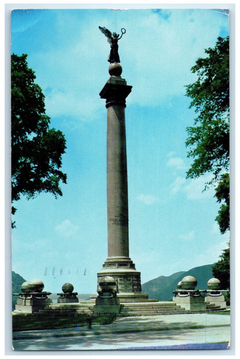 1955 Battle Monument West Point Most Famous Memorial Statue New York NY Postcard