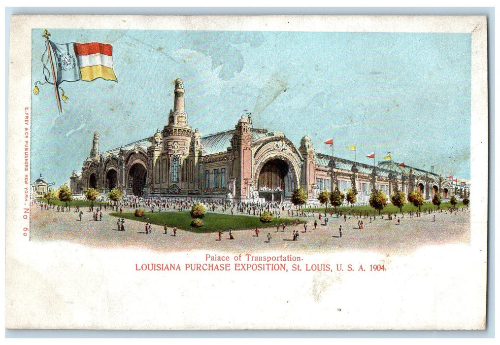 c1905's Palace Of Transportation LA Purchase Exposition St. Louis MO Postcard
