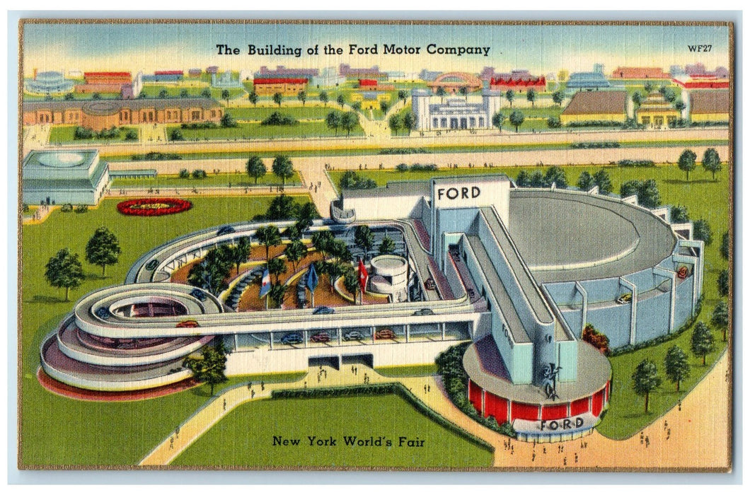 c1940's Ford Motor Company Building New York World's Fair New York NY Postcard