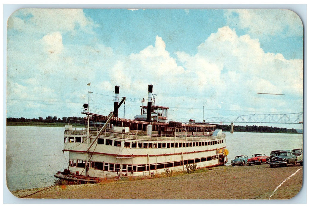 c1950's The Passing Parade Passenger Boat Cape Girardeau Missouri MO Postcard