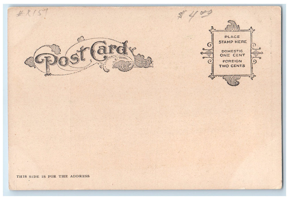 c1905 Christening Marchetti's Ship Cabrillo Restaurant & Cafe Venice CA Postcard