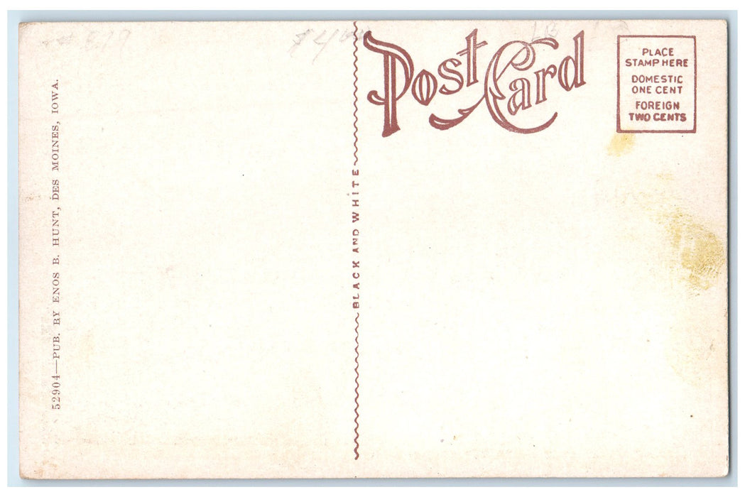 c1920's Bird's Eye View Camp Dodge US National Army Des Moines Iowa IA Postcard
