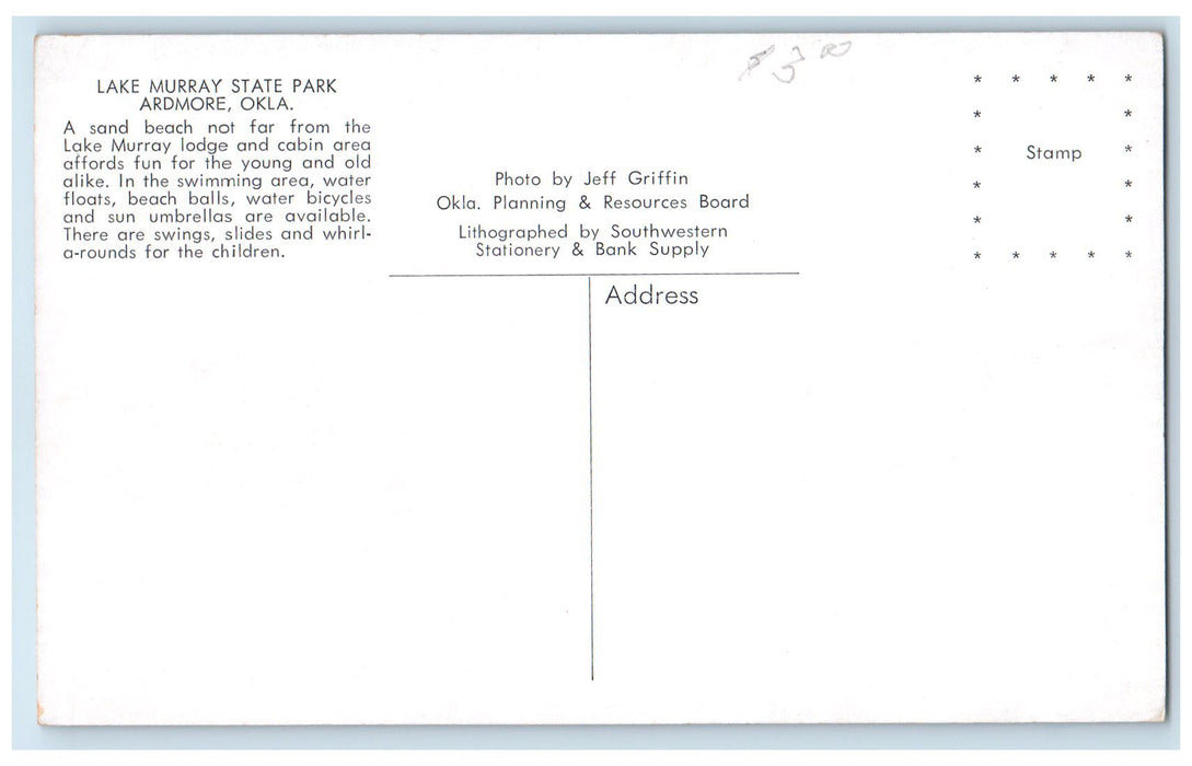 c1940's Lake Murray State Park Ardmore Oklahoma OK Women Sunbathing Postcard