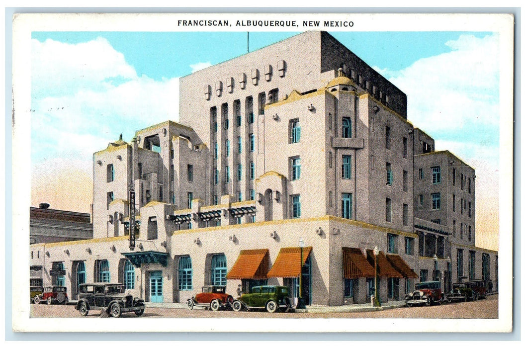 c1950's Franciscan Hotel Restaurant Albuquerque New Mexico NM Vintage Postcard