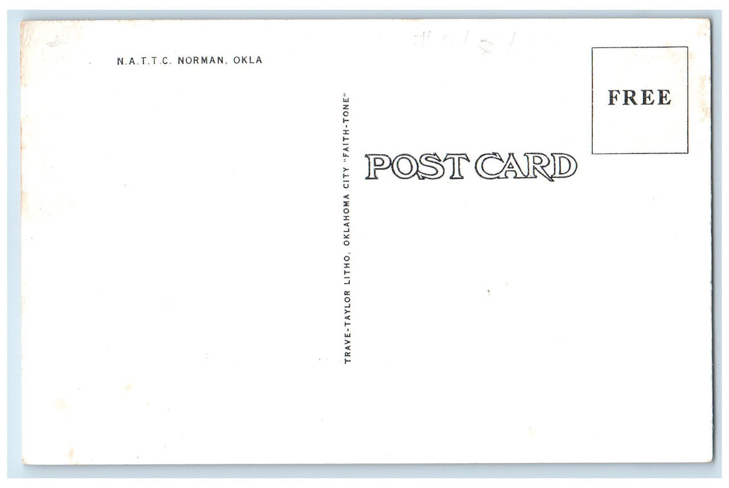 c1960's Naval Air Technical Training Center Norman Oklahoma OK Unposted Postcard